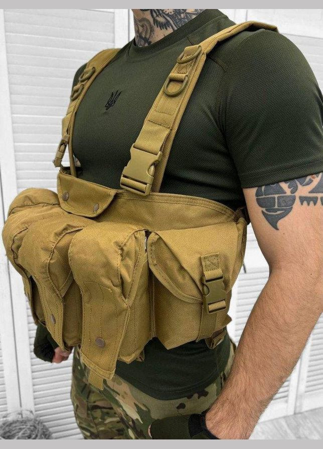 Разгрузка военная под магазины АК рпс разгрузочная система койот песочная No Brand (299460983)