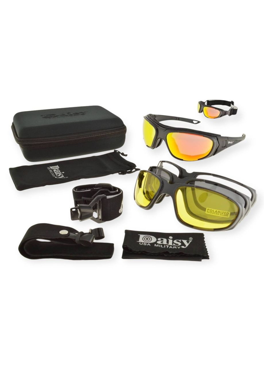 Окуляри тактичні DAISY USA military чорні Klost (327844347)