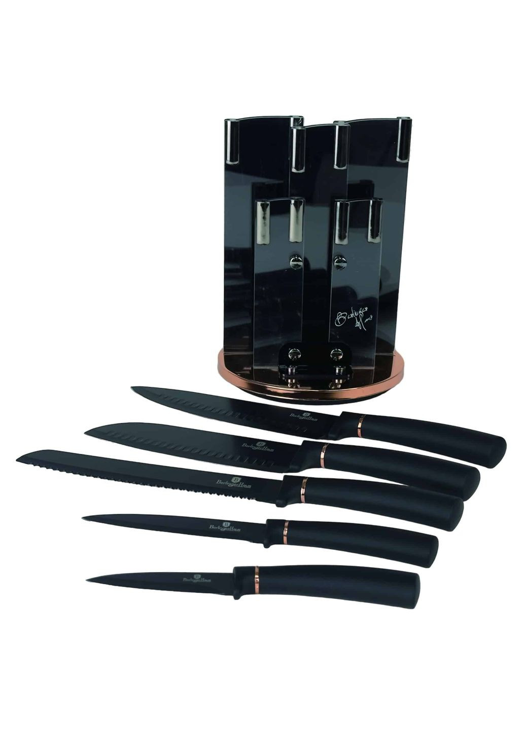 Набір ножів 6 пр. BLACK ROSE Collection BH2336N Berlinger Haus комбінований,