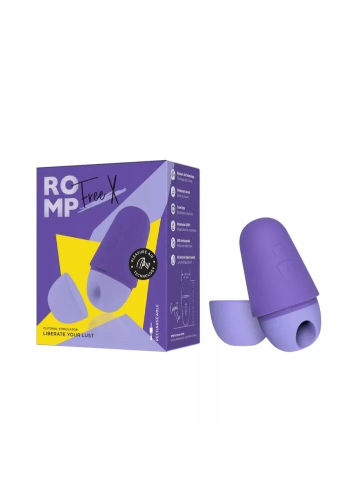 Вакуумний стимулятор для клітора силіконовий Free X Romp (382539261)