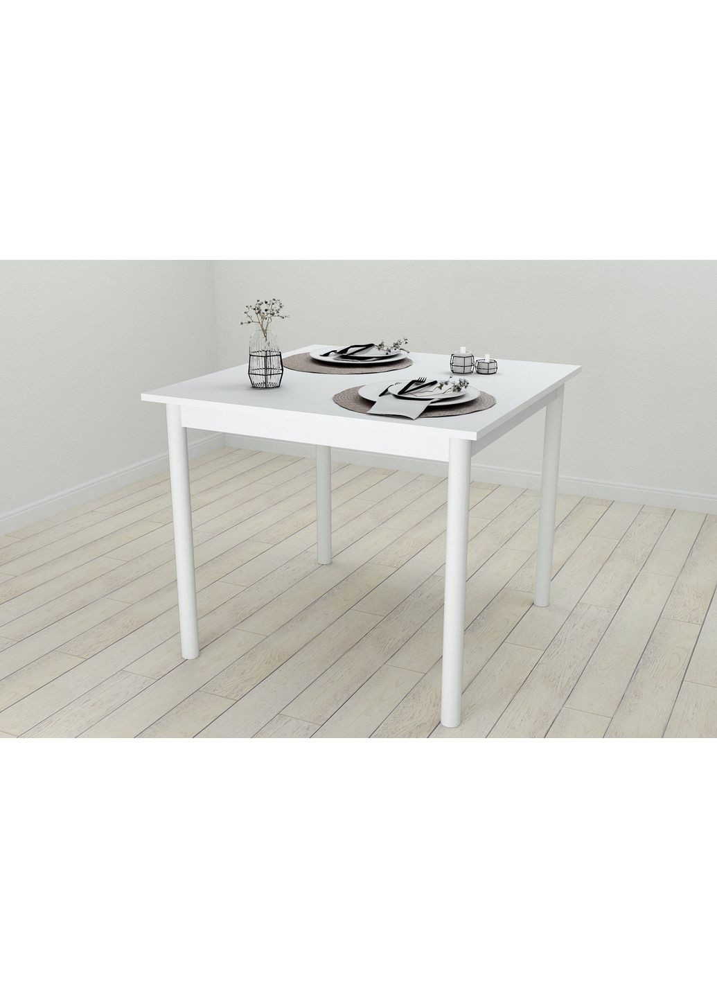 Стол кухонный Агата 75x80x80 ДСП Белое 16мм (FRD-106248) Ferrum-decor (365445052)