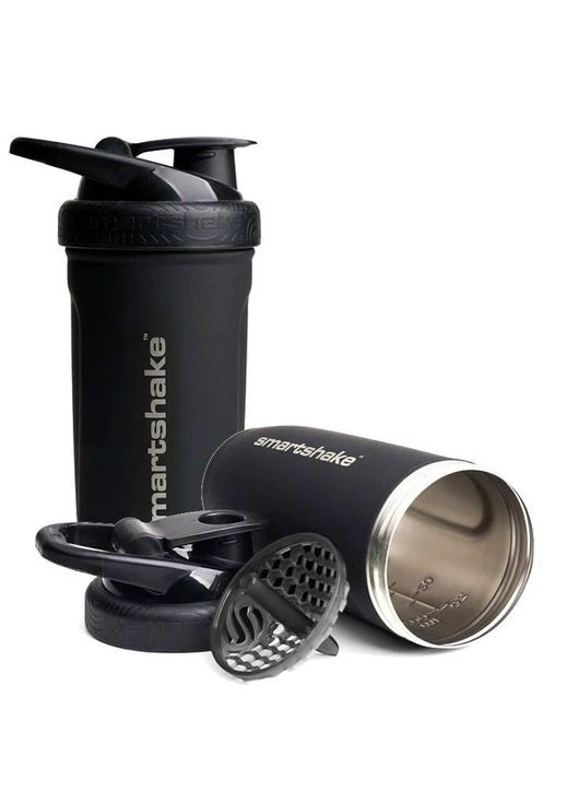 Шейкер спортивный металлический Reforce Stainless Steel 30oz/900ml Black SmartShake (345711321)