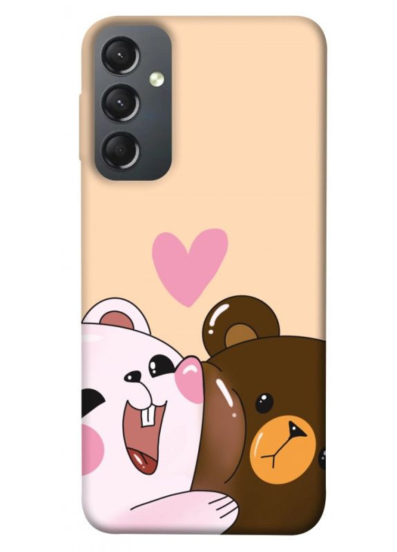Чехол с принтом для Samsung Galaxy A24 4G / для самсунг галакси А24 Медвежата No Brand (338611942)