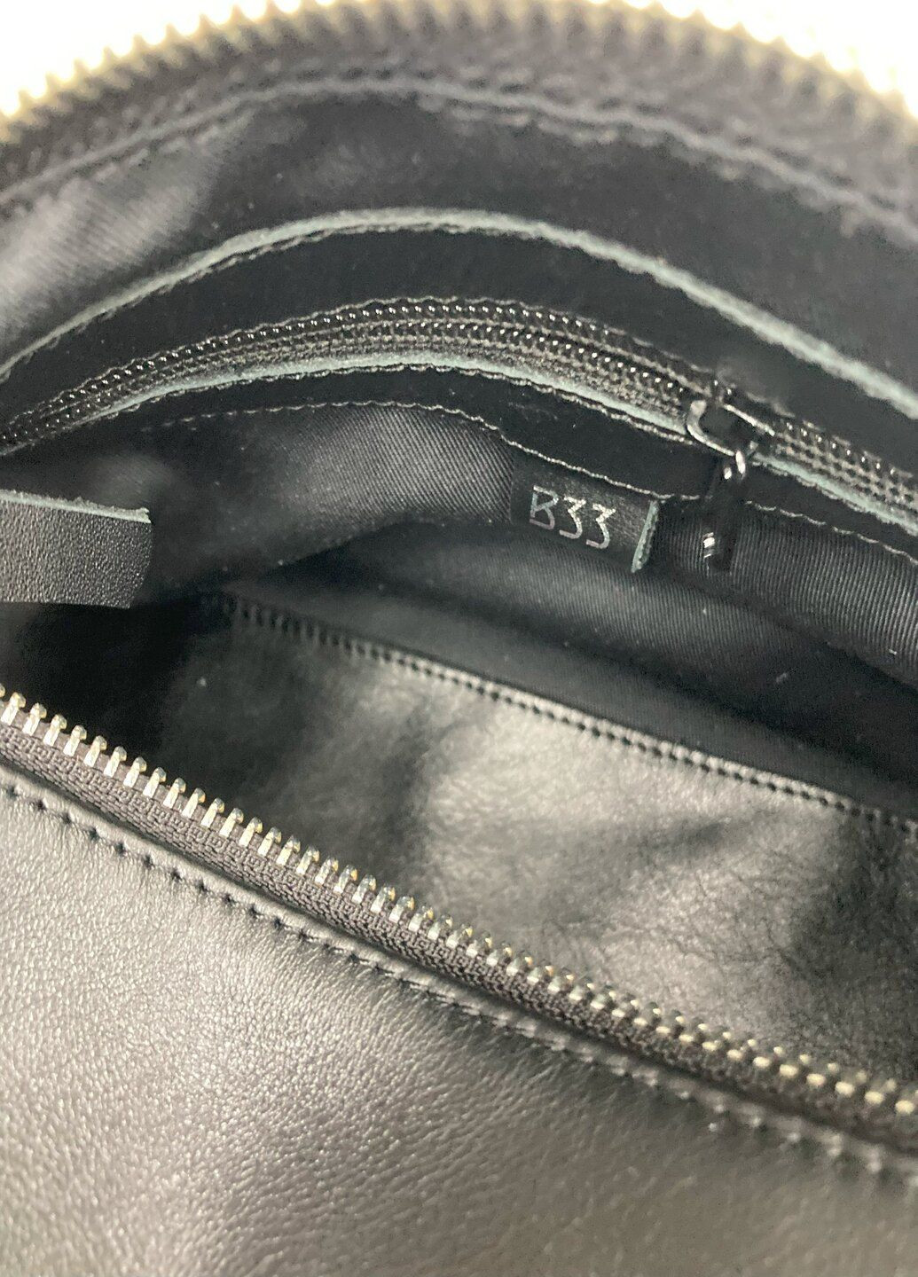 Женская сумка из натуральной кожи В33 черная B33 (305827826)