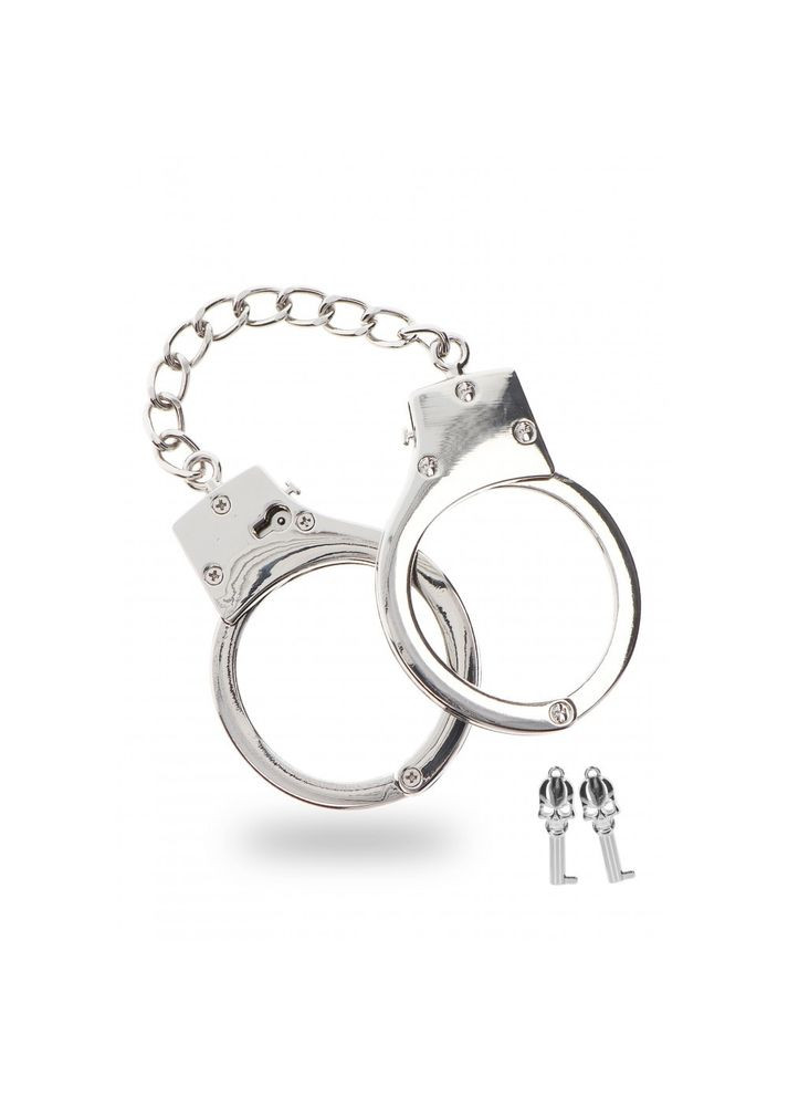 Наручники для БДСМ практик Taboom Luxury Bondage Essentials металлические, серебряные No Brand (303911312)