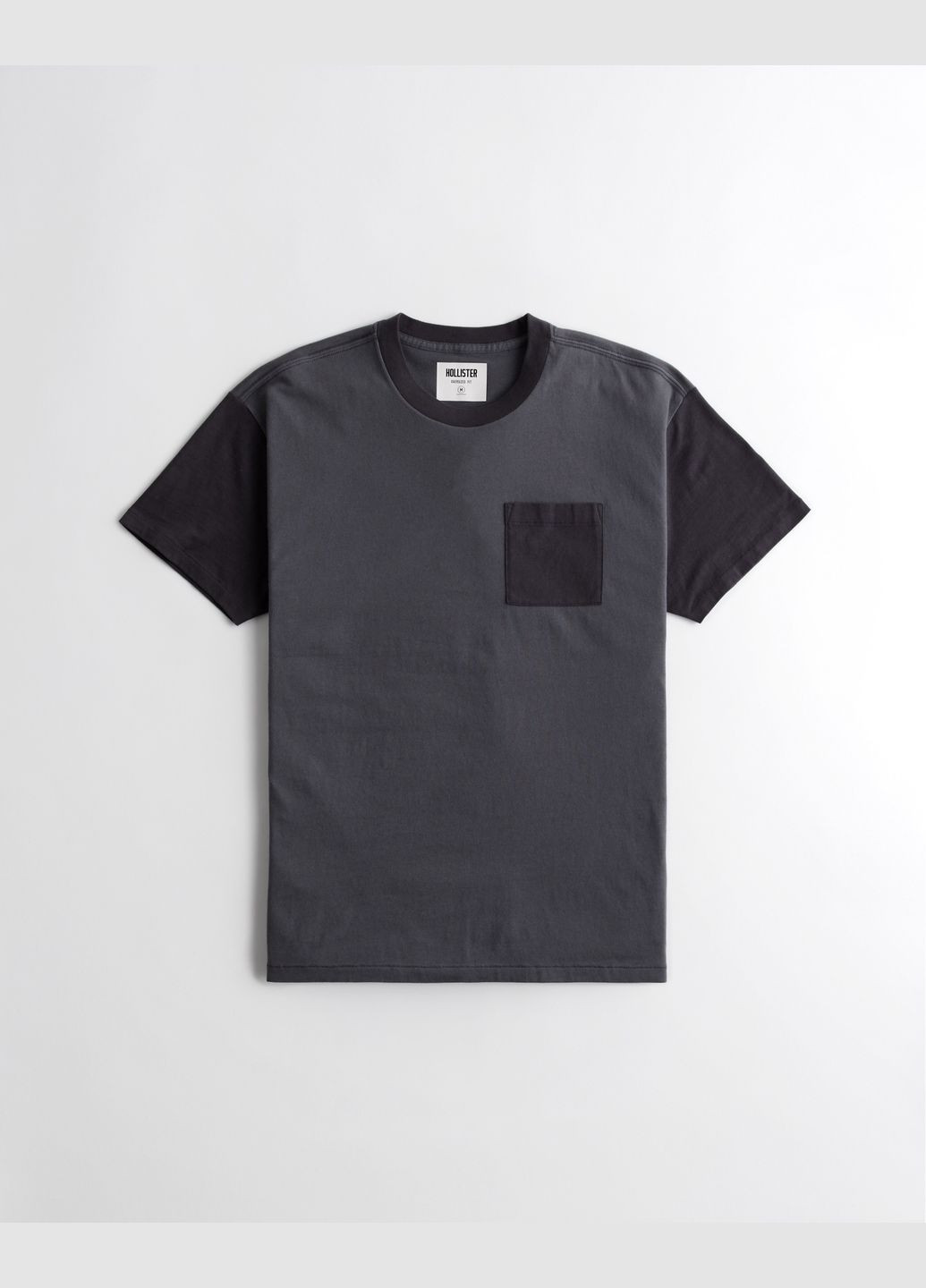 Темно-сіра футболка hc9302 Hollister