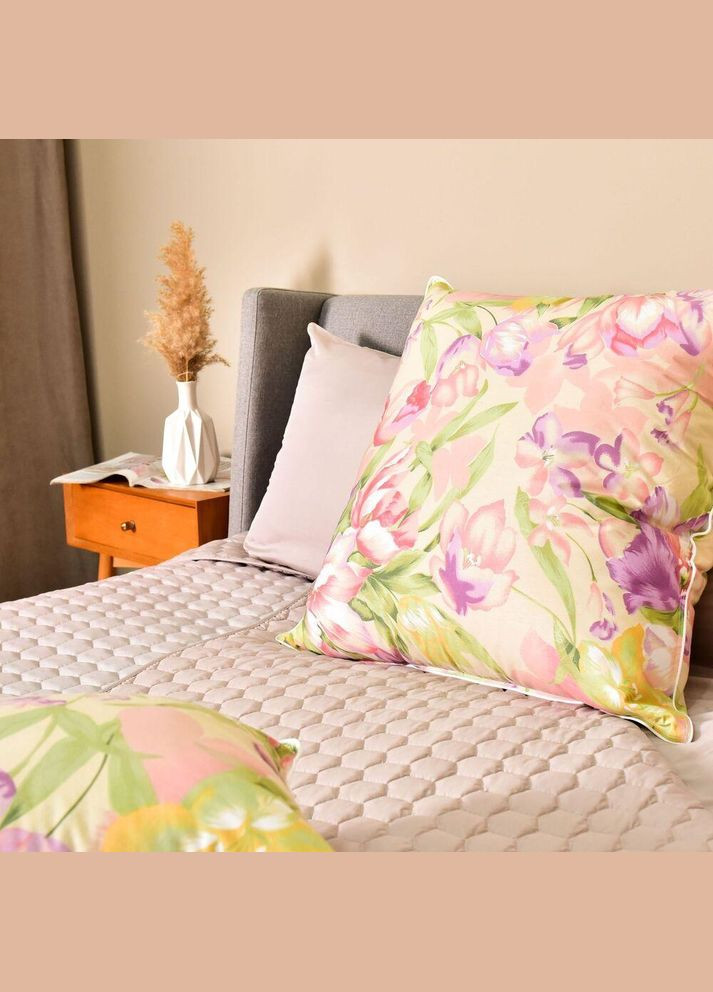 Подушка пухова 70х70 см натуральна пух перо натуральний наповнювач тканина бавовна IDEIA (334726990)