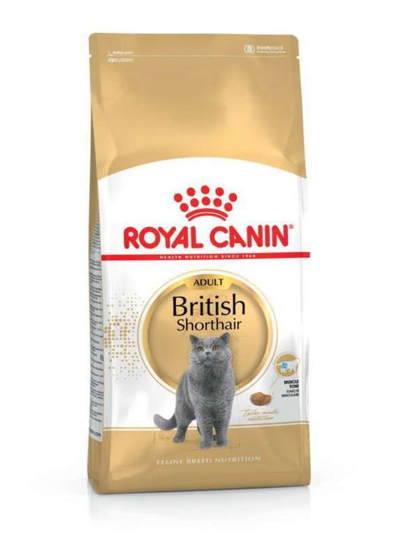 Сухой корм British Shorthair Adult для взрослых кошек породы британская короткошерстная 2 кг Royal Canin (278260515)