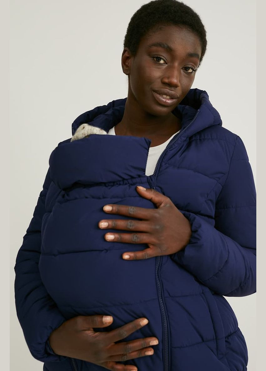 Темно-синя демісезонна куртка для вагітних C&A