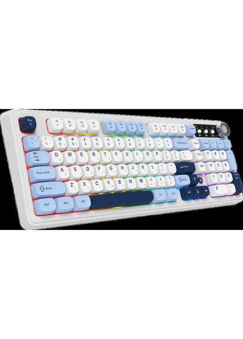 Беспроводная клавиатура AF98 PLUS Glacier Blue (AF98-PLUS-GB) Ajazz (377738288)
