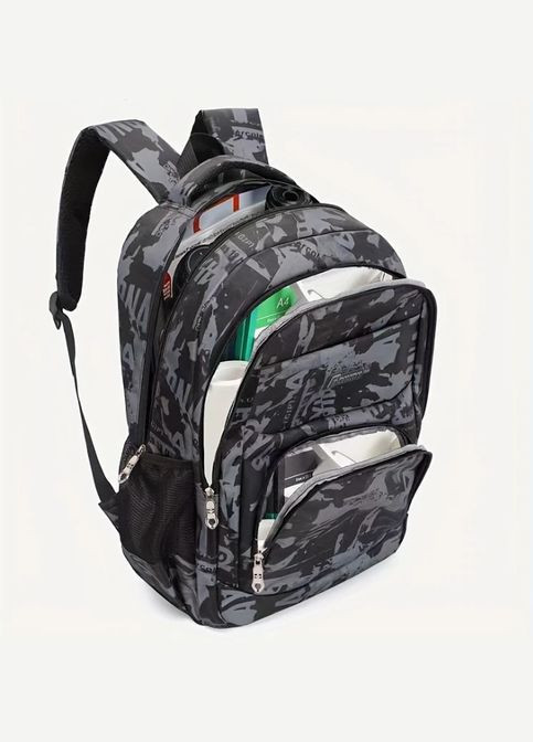 Рюкзак городской мужской вместительный. Черный No Brand (337990445)