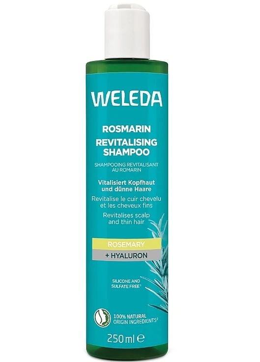 Шампунь відновлюючий з розмарином та гіалуроновою кислотою Rosemary Revitalizing Shampoo 250ml (1413715-31800403) Weleda (368605569)