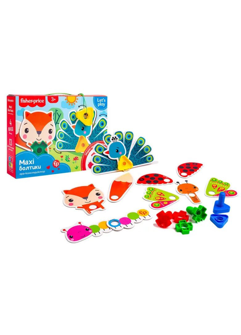 Конструктор Maxi-болти двосторонній VladiToys для дітей від 9 років у асортименті VT2905-23 Vladi toys Нас1944 (370653613)