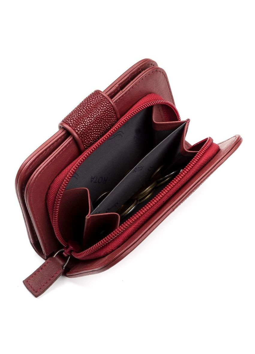 Гаманець жіночий 18092 з натуральної шкіри морського ската Бордовий Stingray Leather (362417525)