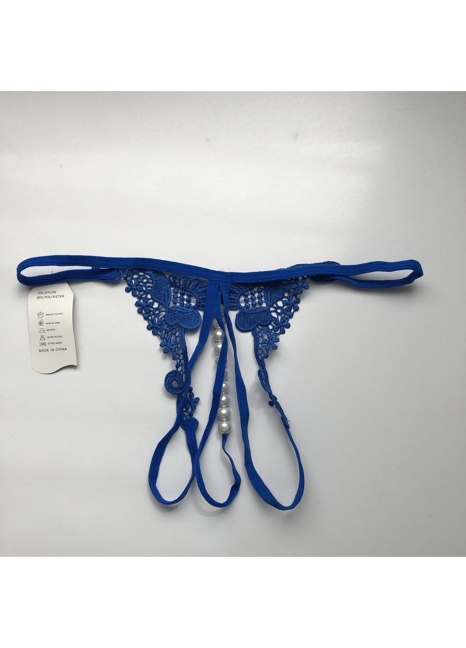 Мереживні трусики з перлами (арт. 8035) No Brand (361204856)