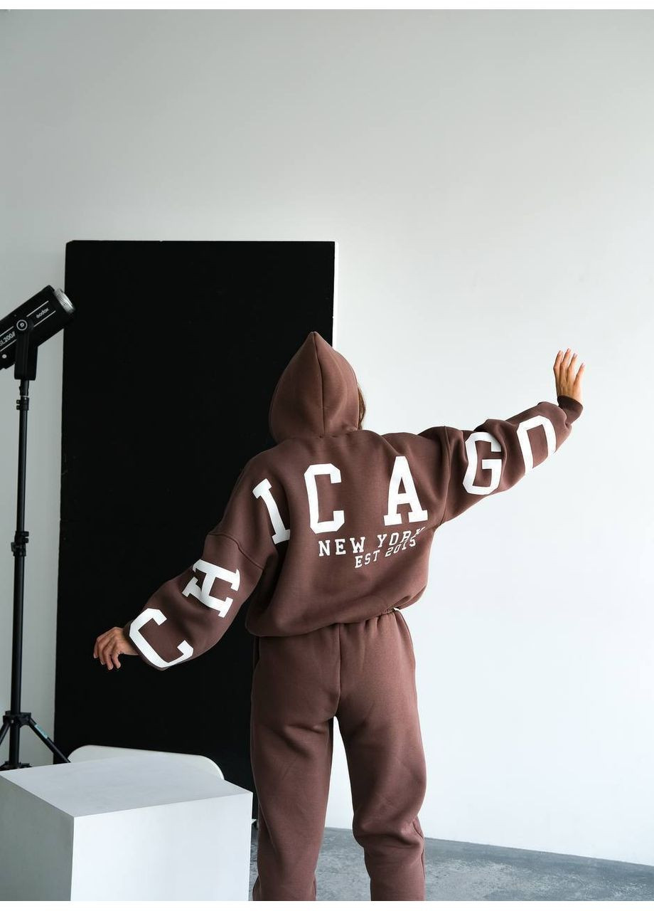 Жіночий спортивний костюм Chicago тринитка No Brand Р4936-347/3 (361030654)