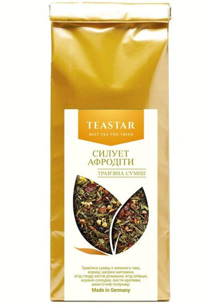 Чай Силуэт Афродиты травяная смесь с добавками рассыпной 50г 95432 Tea Star (284722926)