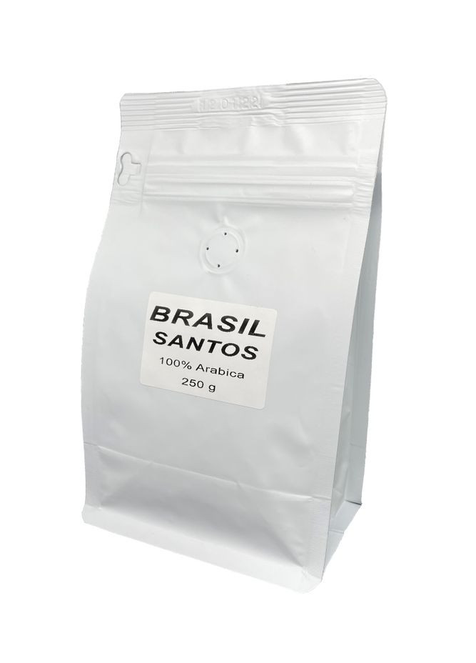 Кофе в зернах Арабика Бразилия Сантос, 0.25 кг. No Brand (343037017)