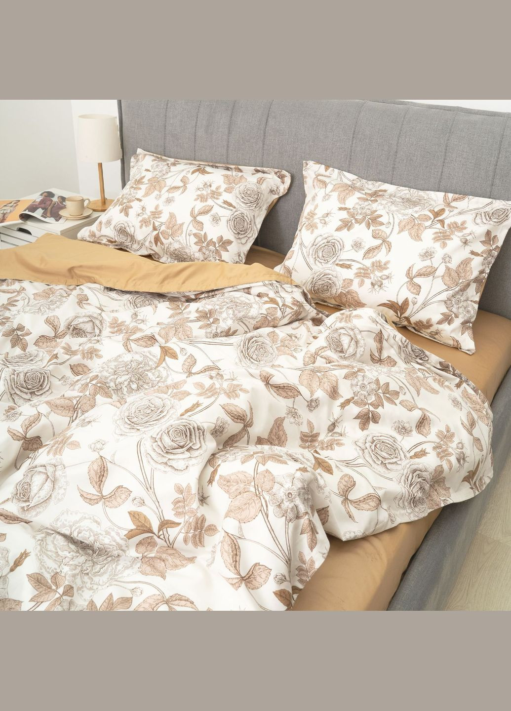 Комплект постільної білизни євро Єгипетська бавовна Viluta 43_EB_ev (333299482)