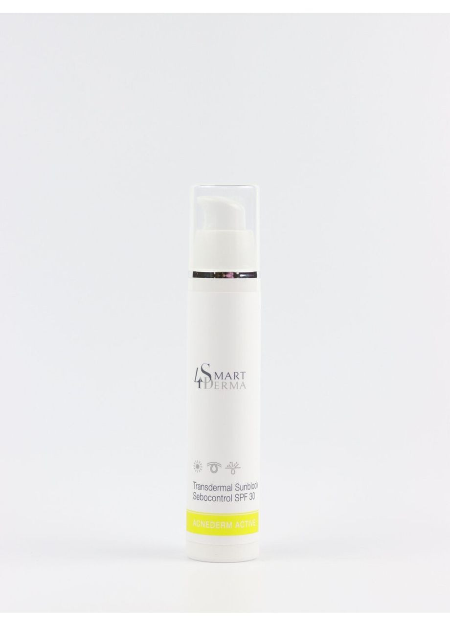 Smart4Derma Трансдермальный санблок SPF 30 для кожи с акне и раздражениями 50 мл — Крем, Украина (368831099)