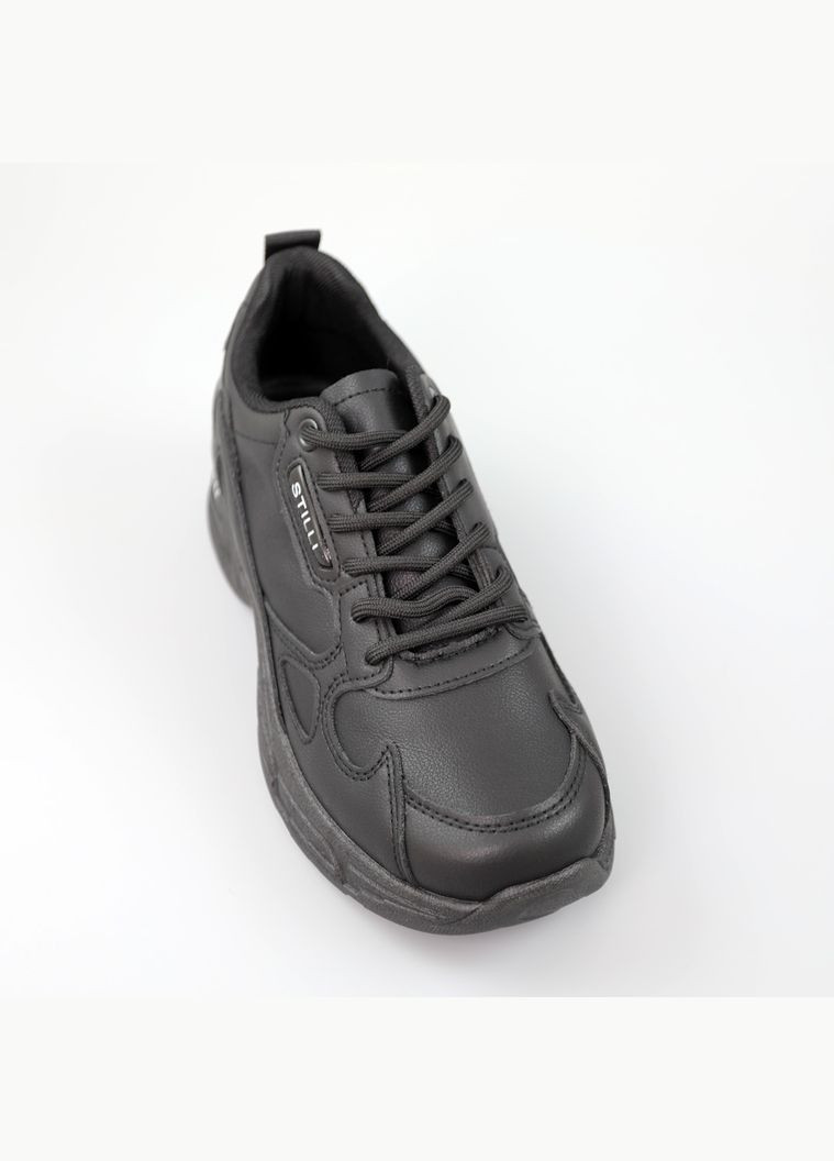 Кроссовки женские Stilli чёрные демисезоны (301634256)