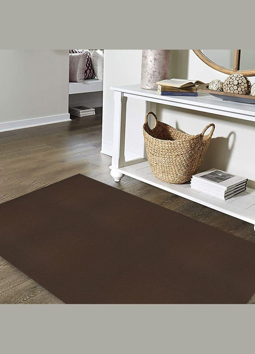 Самоклеящаяся плитка под ковролин темно-коричневая 600х600х4,5мм SW-00001127 Sticker Wall (300242251)