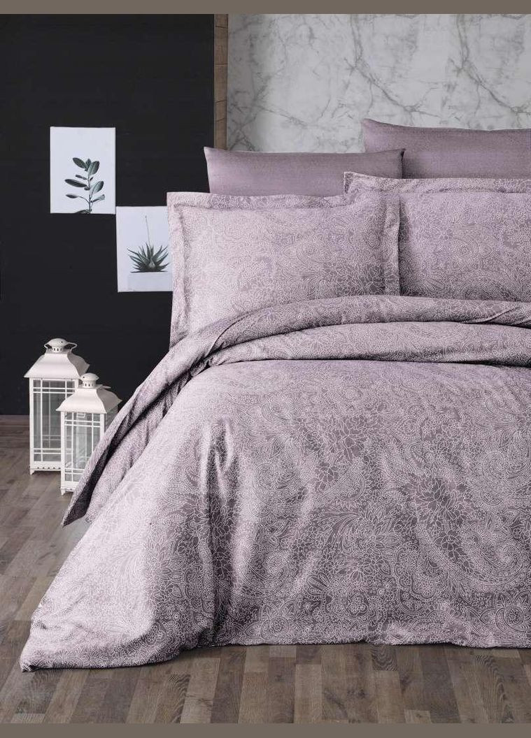 Постельное белье Cotton Satin семейный 160x220 см Neva Lavender First Choice (318387150)