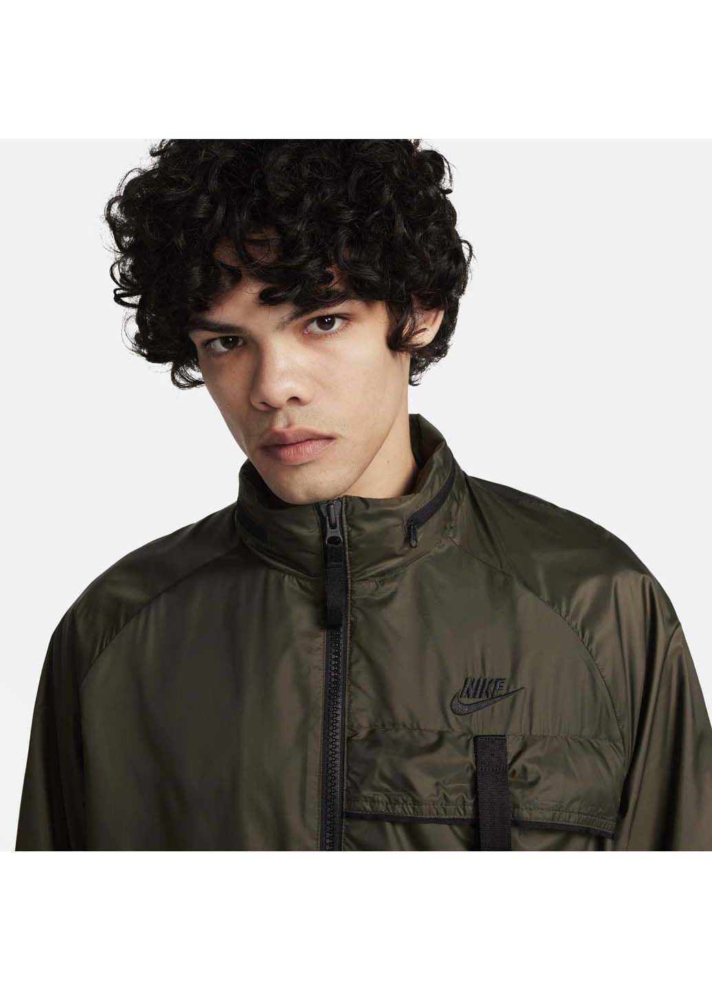 Оливкова демісезонна куртка чоловіча Nike
