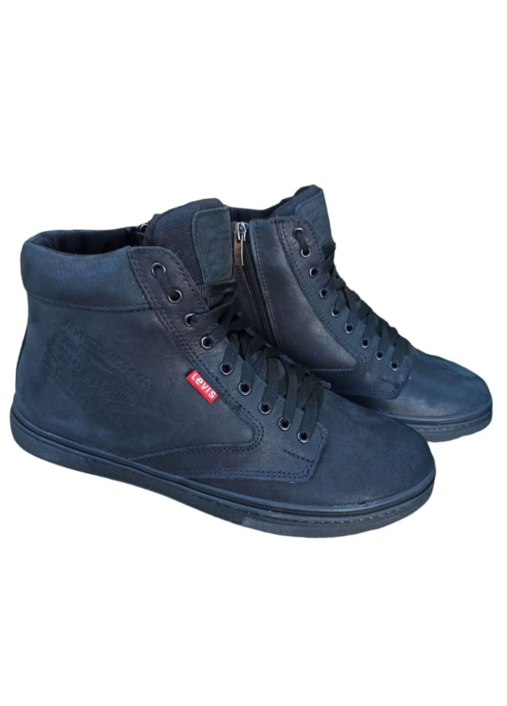 Черные зимние ботинки зимние Maxus Shoes