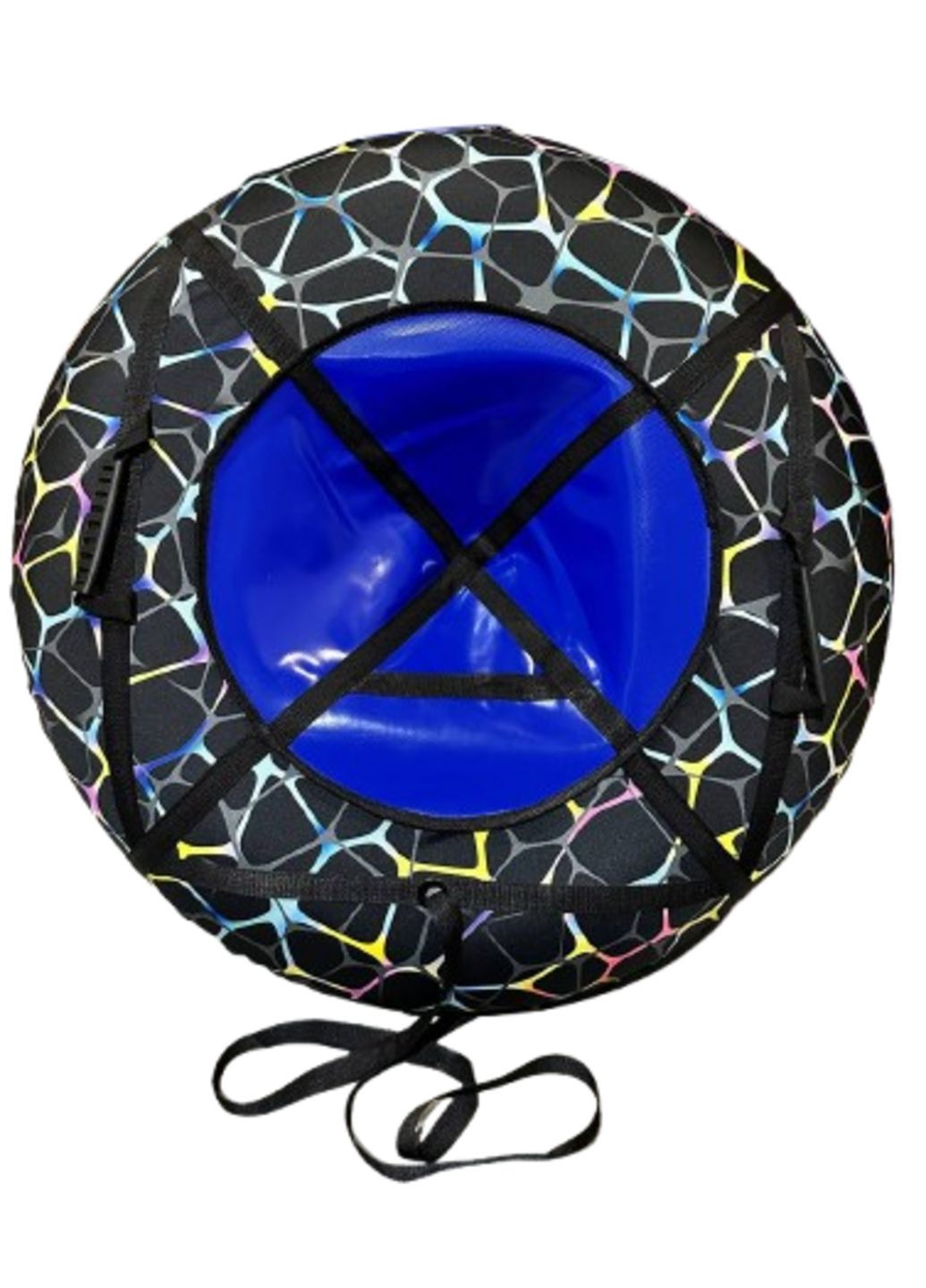 Надувний тюбінг з камерою діаметр 100 см Чорний Metr+ (308855138)