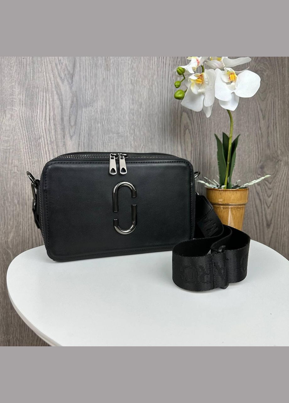 Модная мини сумочка клатч из экокожи с каркасом черная (sku_1293ЧН) No Brand (330576011)