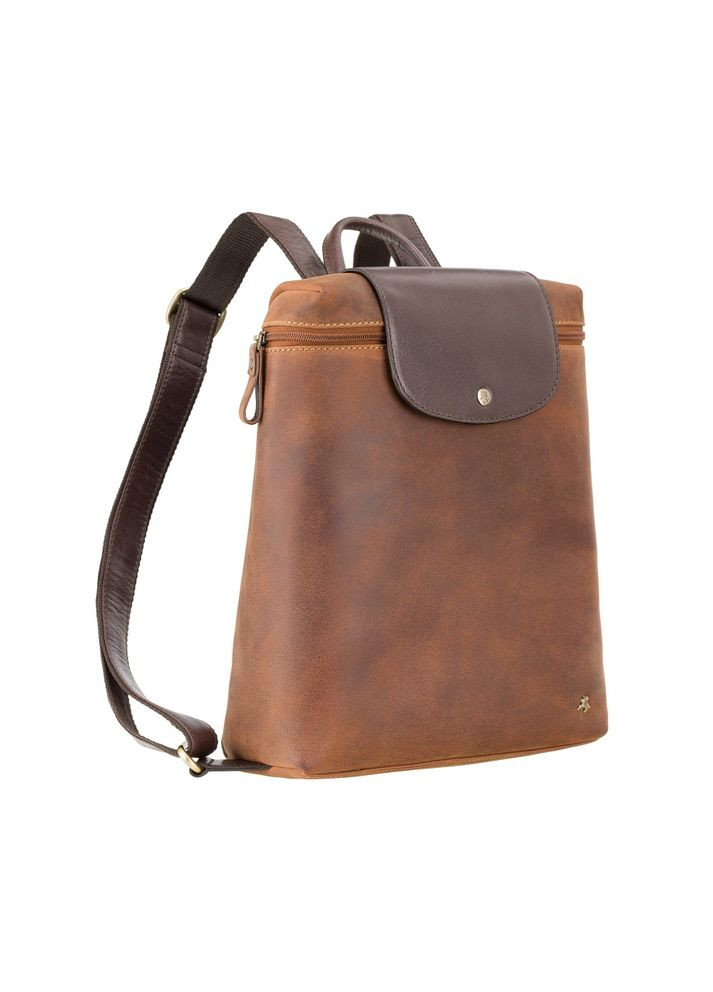 Кожаный рюкзак TC86 TAN/MLN Saddle Visconti (303831799)