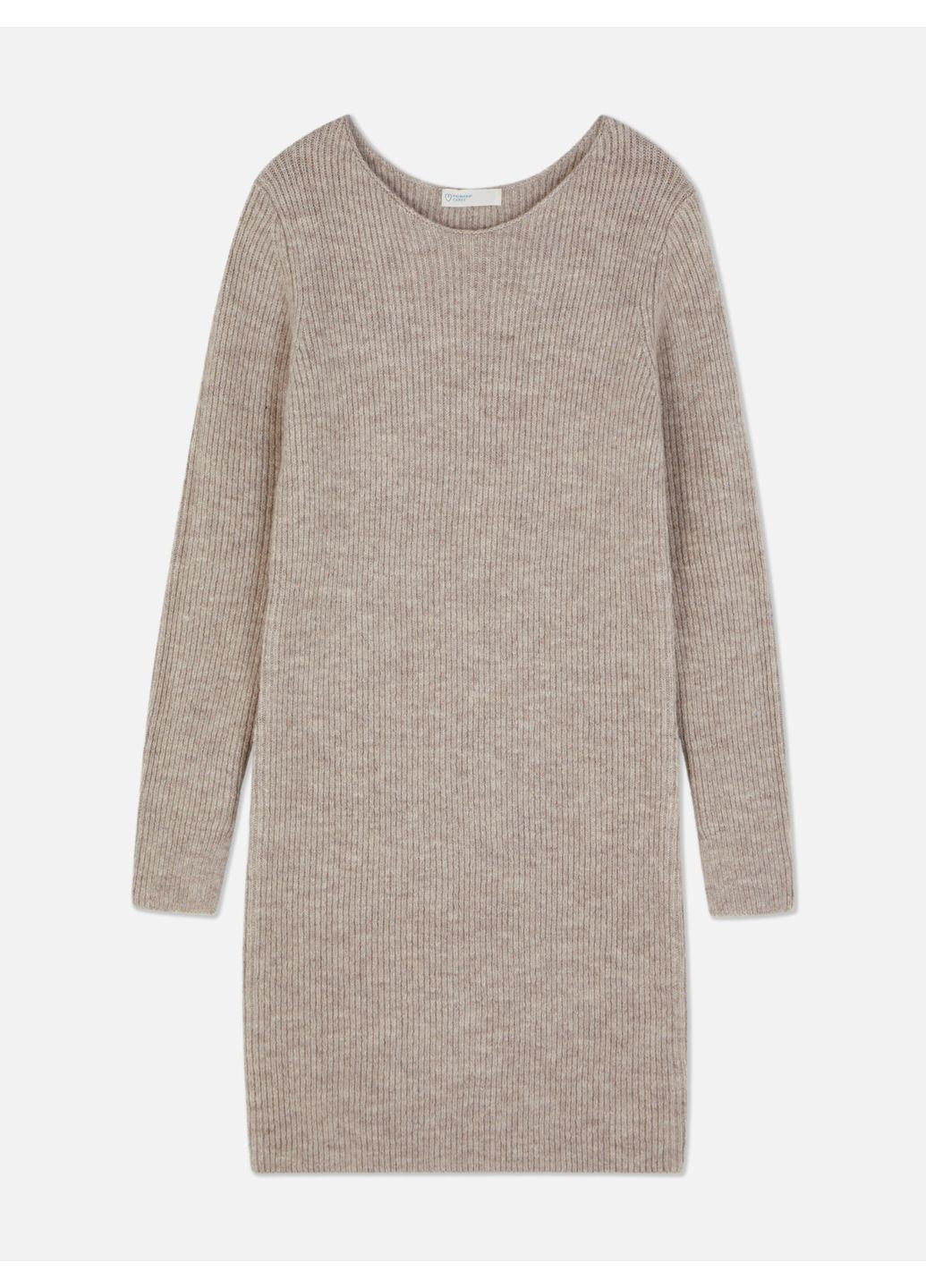 Бежевое платье демисезон,бежевый меланж, Primark