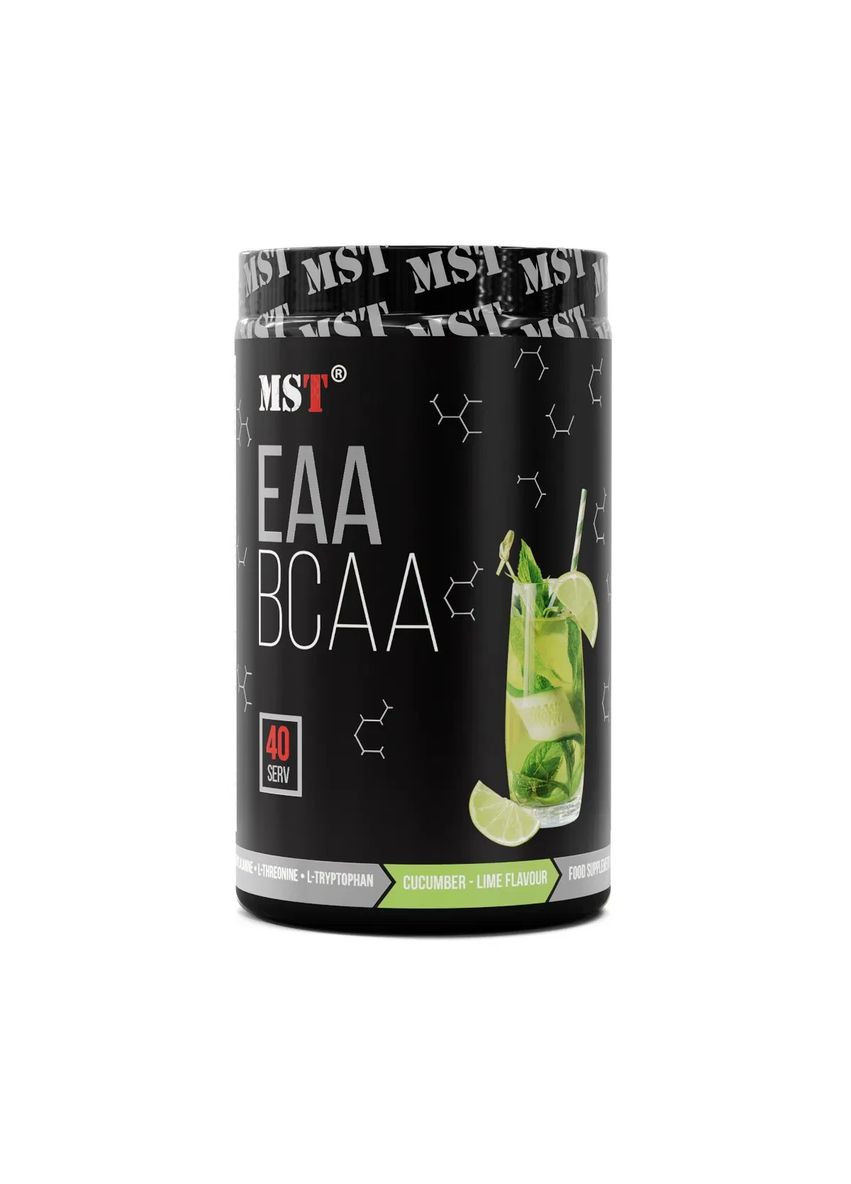 Аминокислоты BCAA&EAA zero огурец-лайм 520 г MST (361117489)