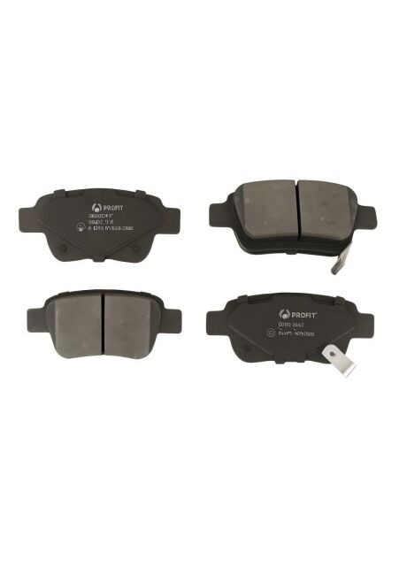 Колодки тормозные дисковые задние TOYOTA COROLLA VERSO 04-,AVENSIS 03- 5000-1649 PROfit (364835362)