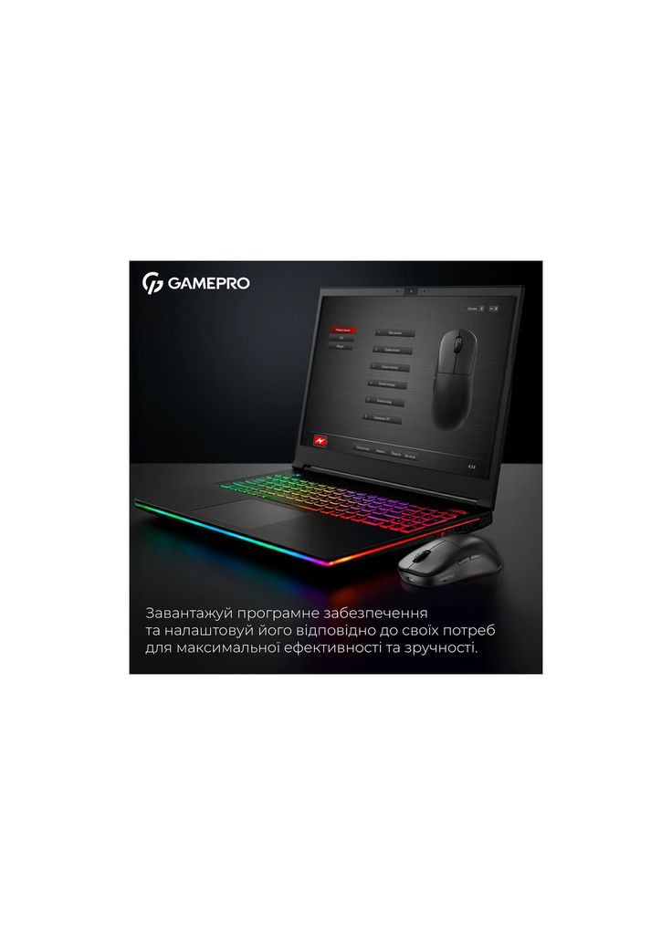 Мишка Asgard Loki Wireless/USB Black (GM022B) GAMEPRO (370607300)