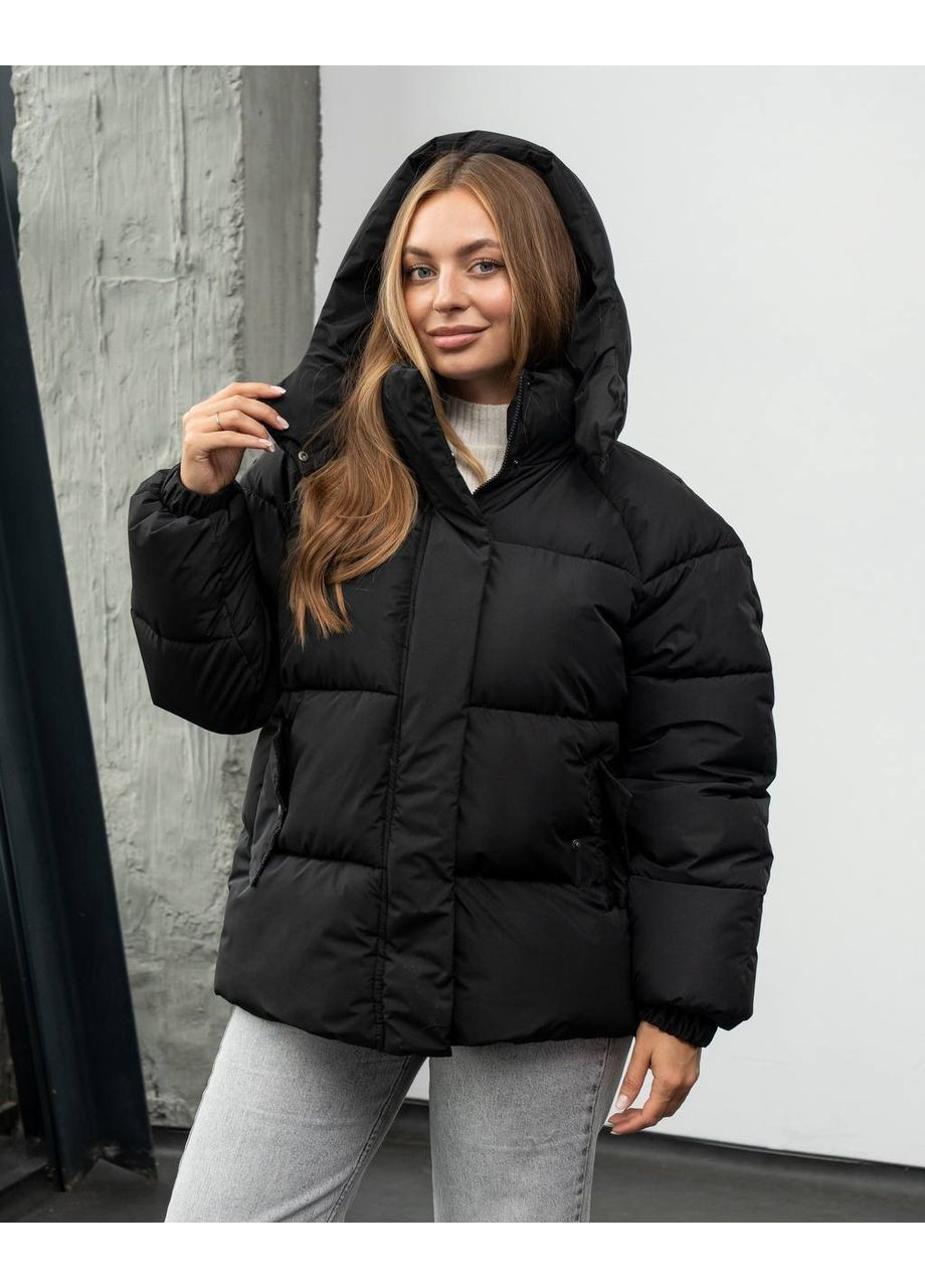 Черный зимний Пуховик Vakko