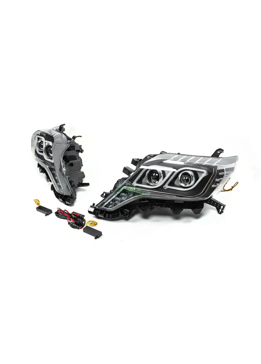 Передние фары FullLED (2013-2017, комплект 2 шт.) для Toyota Land Prado 150 Cruiser (389426485)
