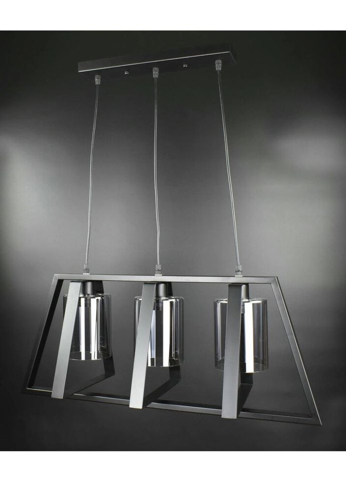 Люстра підвісна LOFT на 3 лампочки 26754 Чорний 40-120х30х75 см. Sunnysky (335974849)