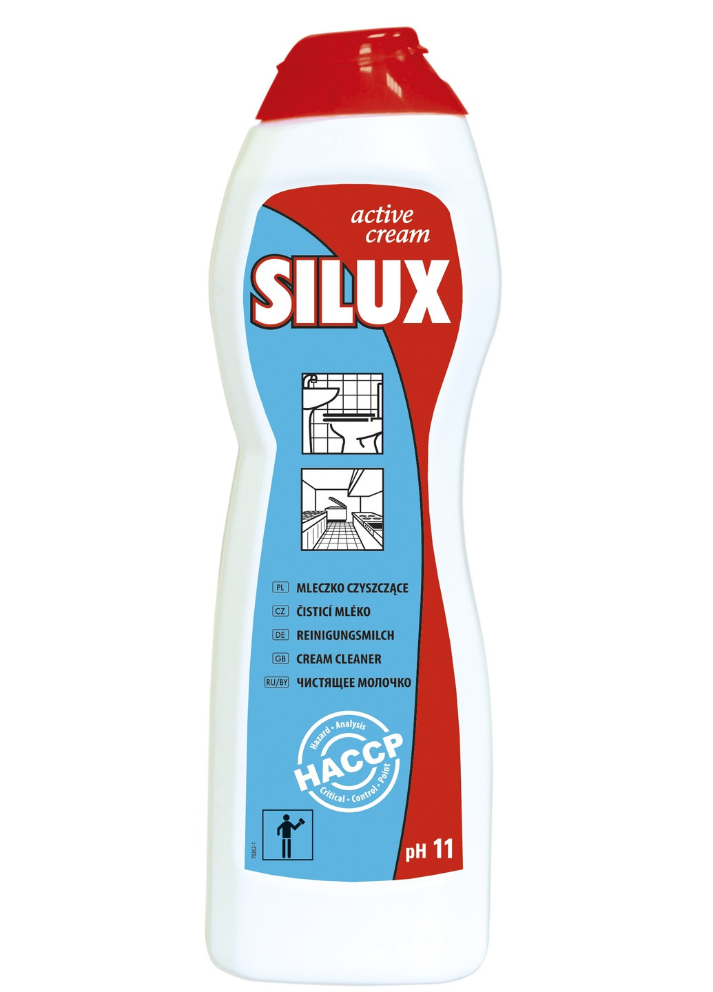 Професійний чистячий крем для ванної кімнати PROFIMAX SILUX PROFESSIONAL MLECZKO active 1 кг (3535) Lakma (263435149)