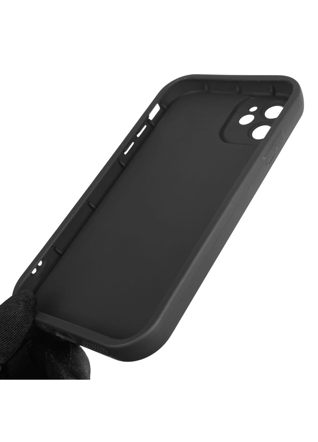 Чехол силиконовый Soft Touch с 3D принтом Майнкрафт для iPhone 11 черный (Полная защита камеры) Apple (373425160)