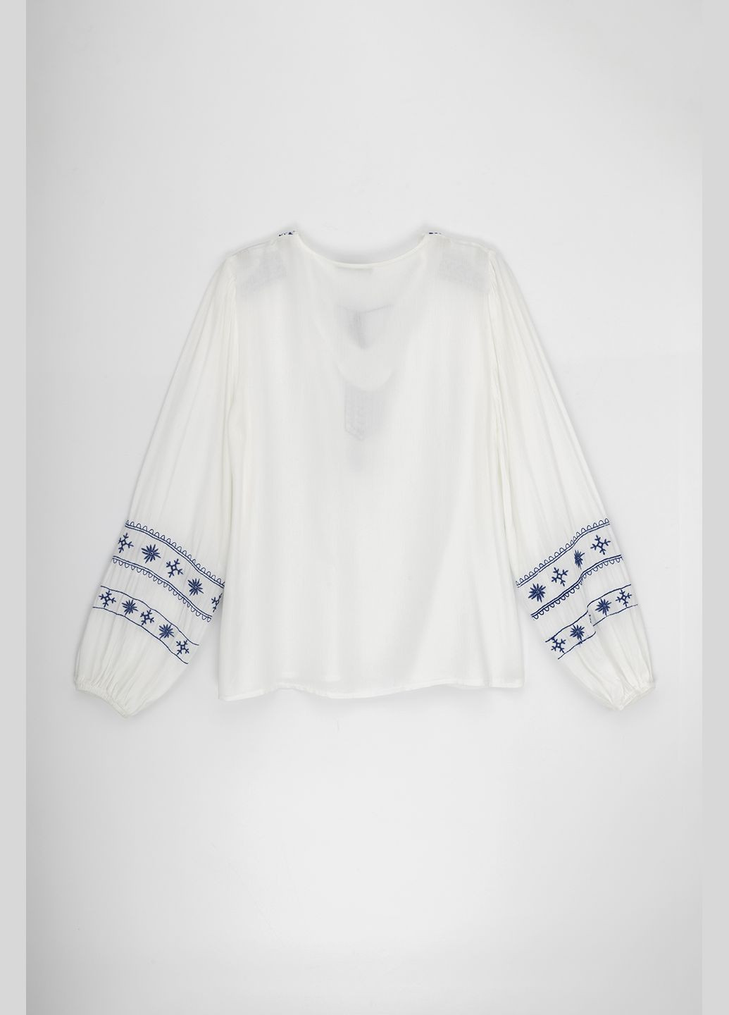 Белая рубашка женская вышиванка 33018 Park Karon хлопок (315994321)