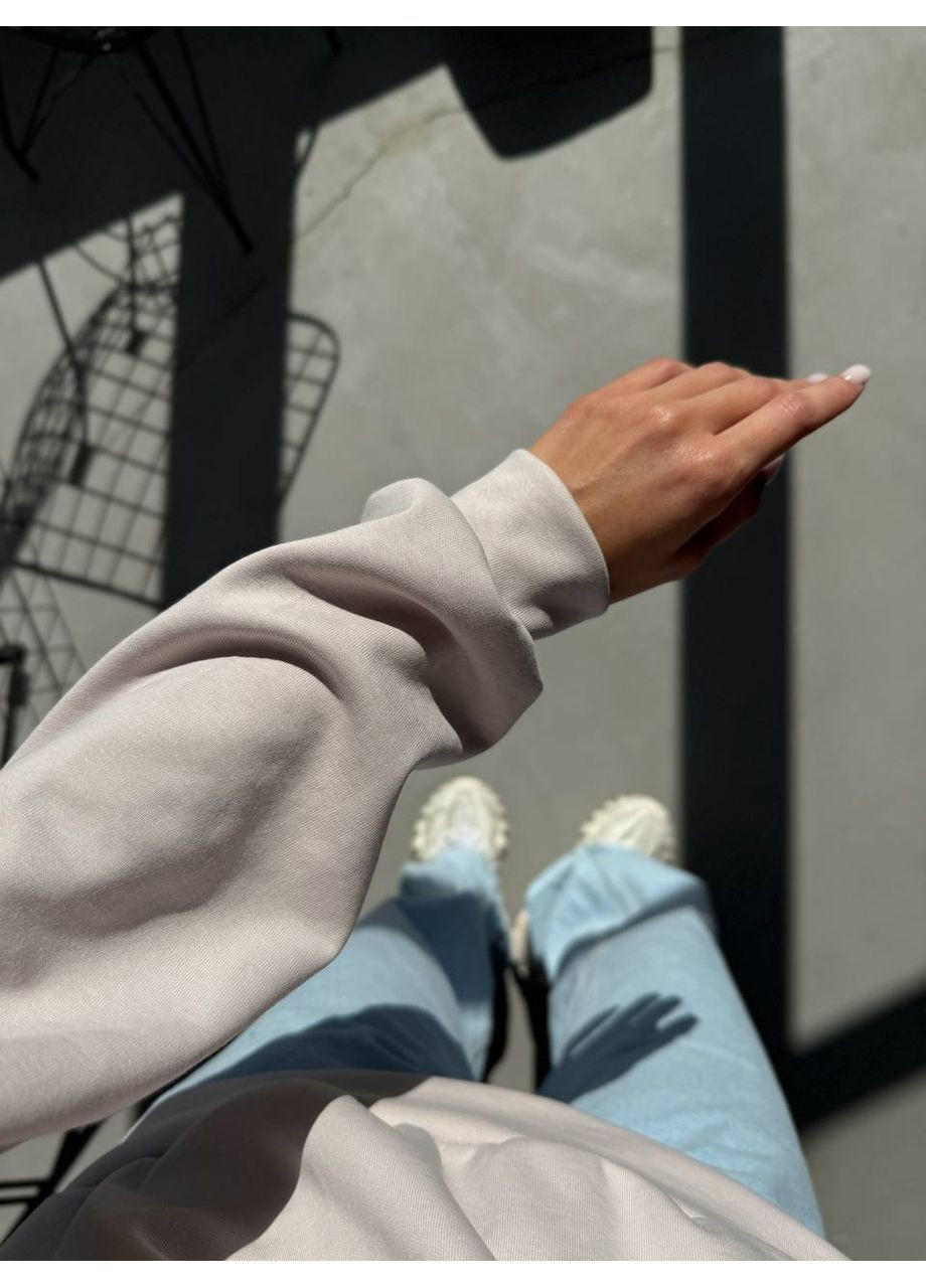 Світло-сірий жіночий світшот Osoblyva (363030416)