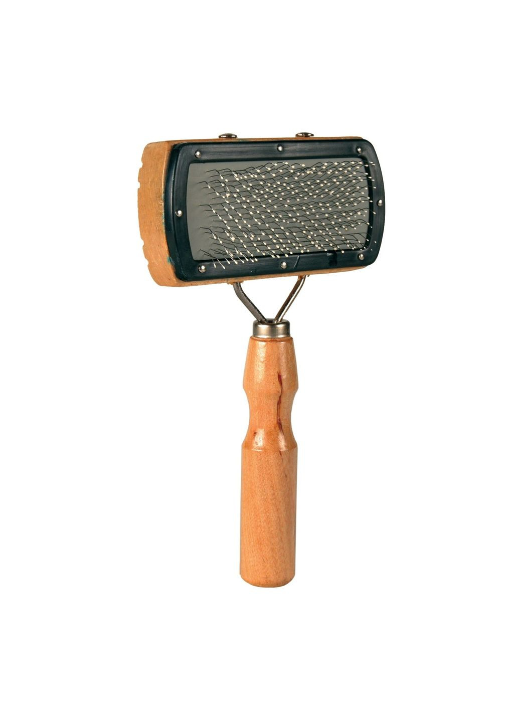 Пуходерка односторонняя для ухода за шерстью и подшёрстком у собак 18 x 10 см (4011905023007) Trixie (326659150)