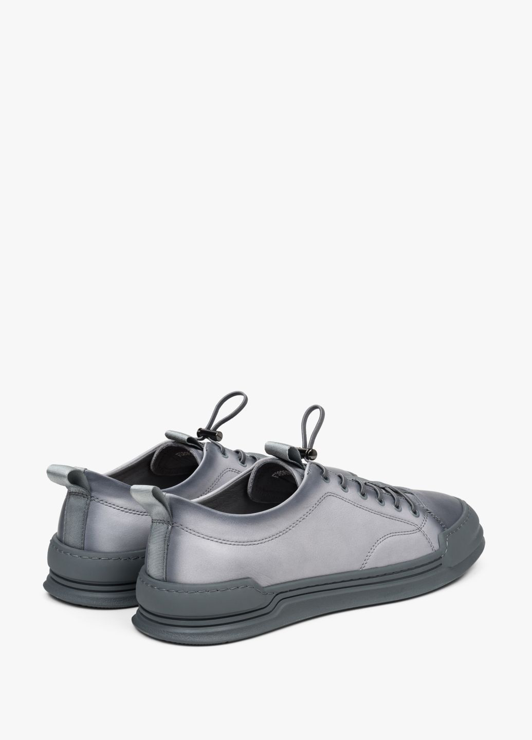 Сірі кеди низькі, колір сірий Estro