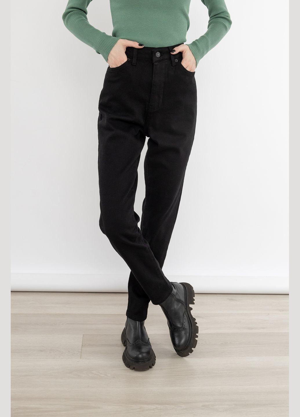 Женские джинсы слим цвет черный CB-00235589 Zeo Basic - (309000584)