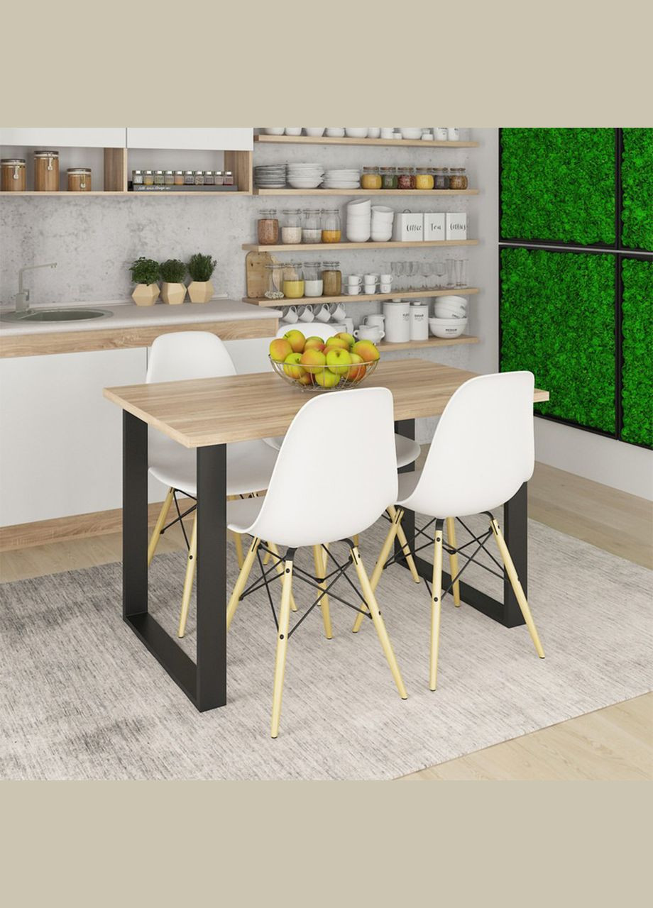 Стіл кухонний id A-144 1200x740x740 мм Білий MORELI (342100290)