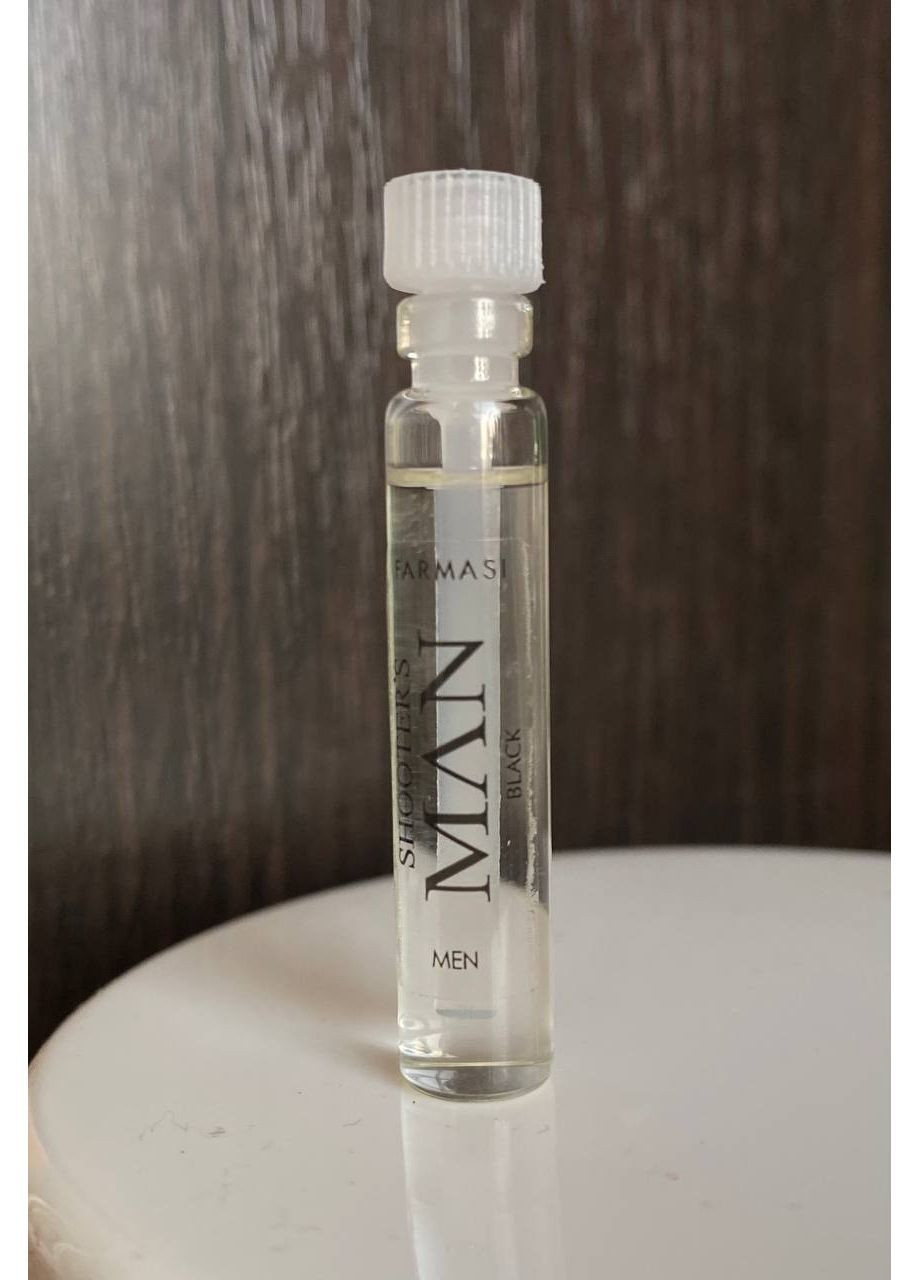 Пробник тестер мужской парфюмированной воды Shooters Black 1.4 мл Farmasi (370604376)