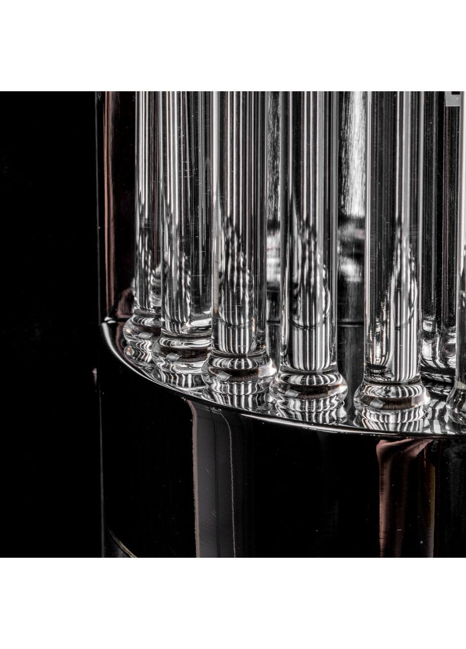 Бра скляне на 2 лампочки у кольорі хром 7125/2W/CH No Brand (352230244)