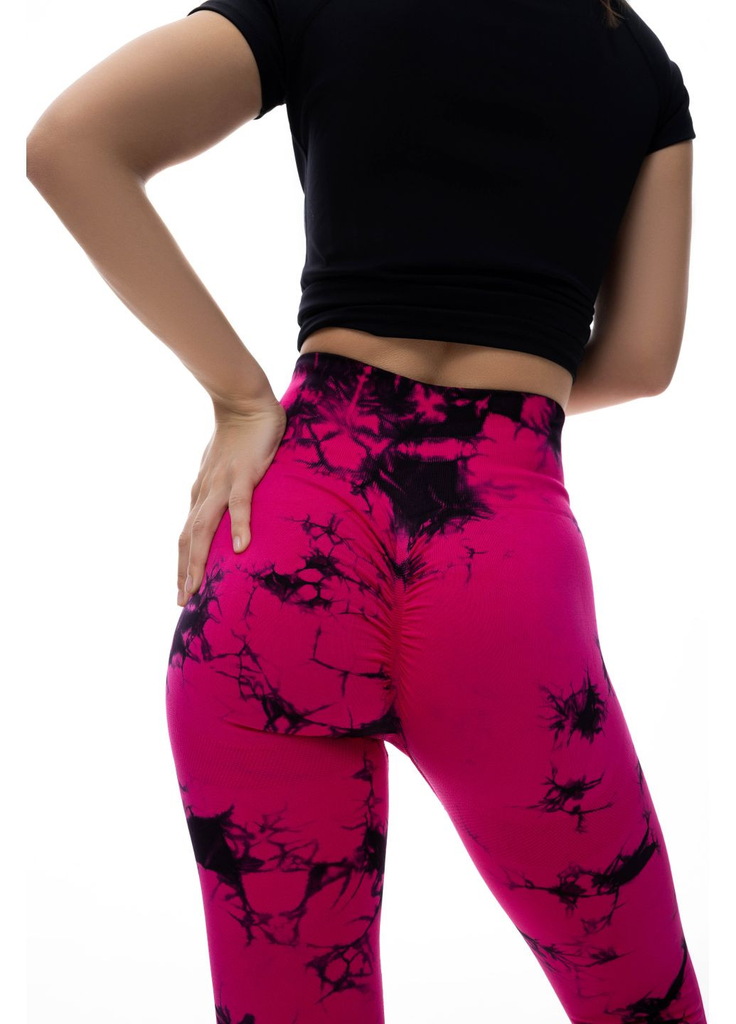 Легінси жіночі спортивні SCULPT малинові 345571 U:na (372370934)